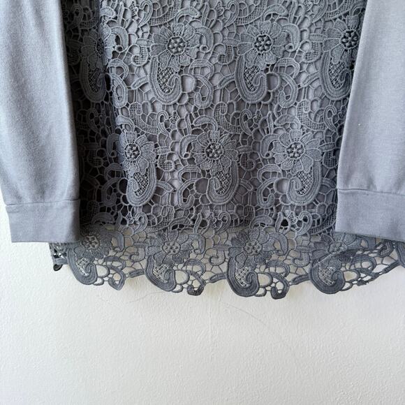 Adrianna Papell Gray Lace from sweater size XXL - Picture 4 of 8